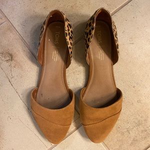 Toms Jutti D’Orsay Flats - size 10